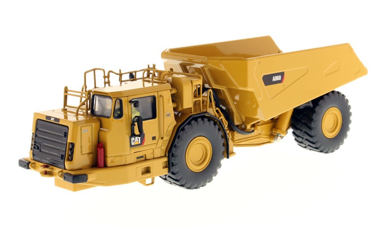 Dumper Caterpillar AD60 miniature de chantier souterrain pour diorama Diecast