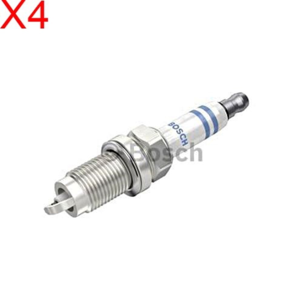 x4 pcs BOSCH Spark Plug For VW SKODA SEAT JEEP Caddy III Fox Golf Mk5 32017031