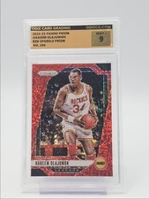 HAKEEM OLAJUWON 2024-25 PANINI PRIZM LEGENDS RED SPARKLE ODIZCG 9 Q4247