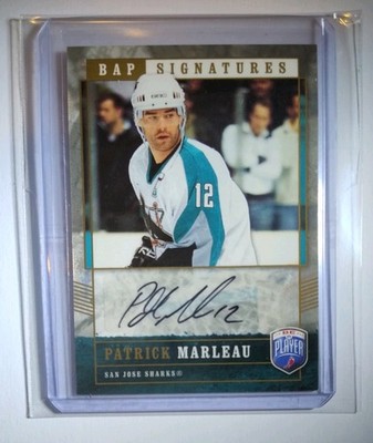 2006-07 Be A Player Signatures Patrick Marleau Auto /25 #S-PM San Jose Sharks