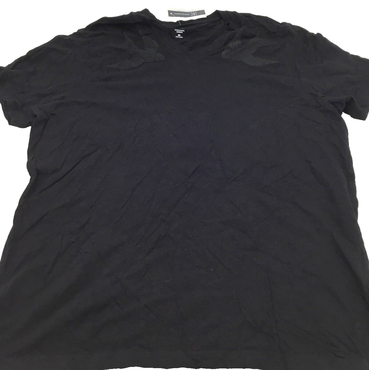 I.N.C International Concepts Mens Shirt Deep Black Size XL