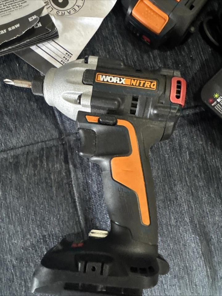 Worx Nitro Cordless Power Tools Lot All Work As They Should - Image 2 of 4