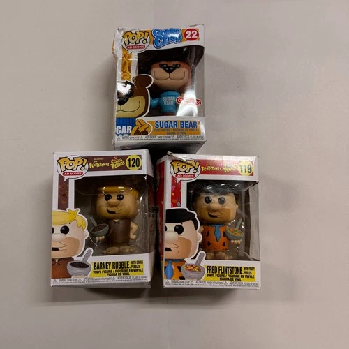 Funko Pop! The Flintstones - Cocoa and Fruity pebbles Bundle (Damaged Box)