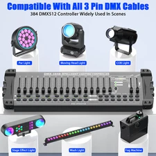 DMX512 384 Channels Controller Console for Stage Light Party DJ Disco KTV Party