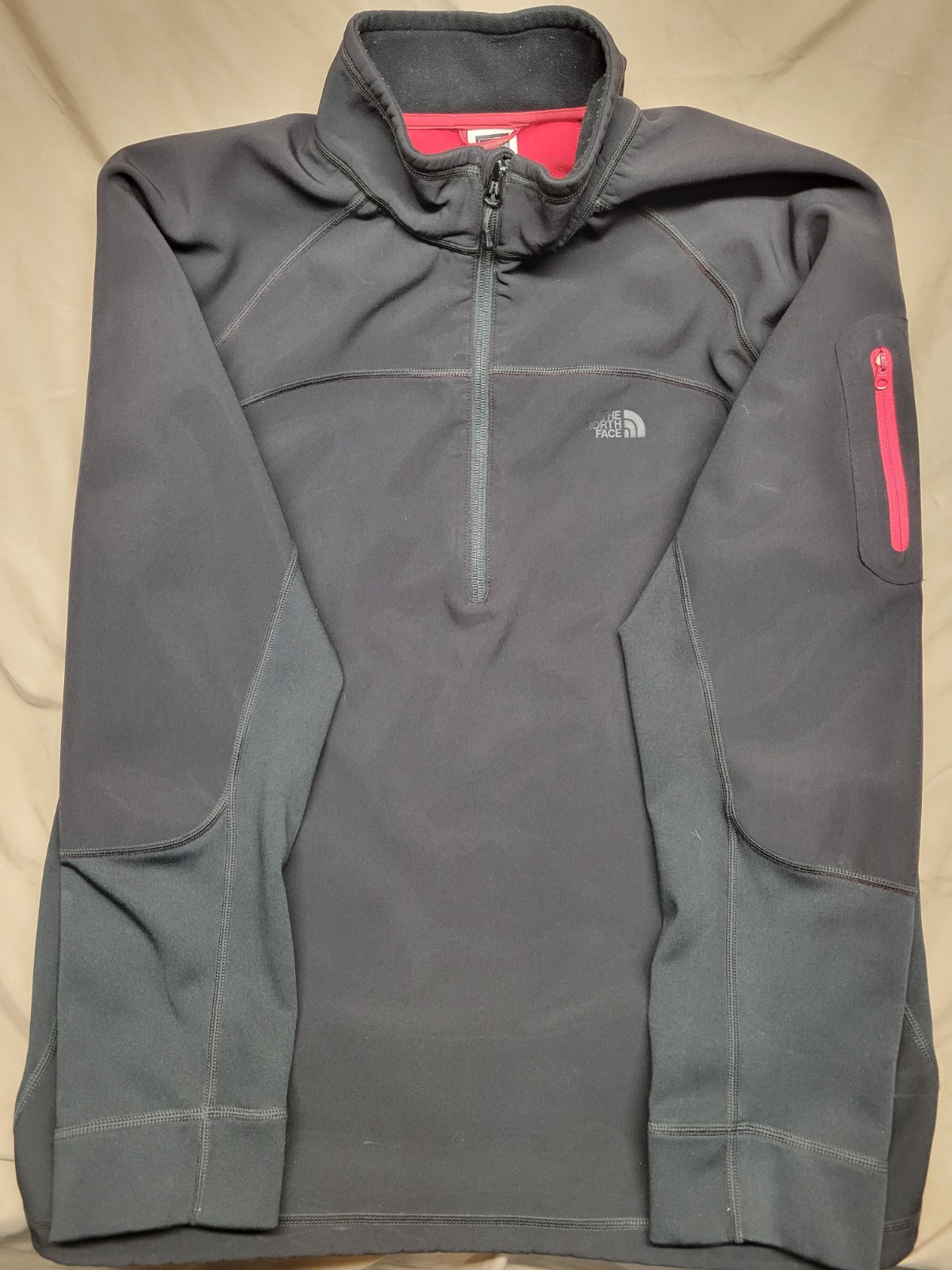 North Face Half Zip Soft Shell Jacket Pullover Me… - image 3