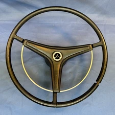 1968 1969 1970 Original Mopar B-Bodies Black Steering Wheel with Horn Assembly