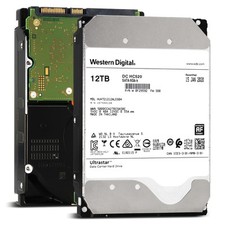 WD Ultrastar DC HC520 12TB HUH721212ALE604 0F29592 7.2K RPM SATA 6Gb/s 3.5" HDD