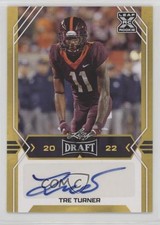 2022 Leaf Draft Auto Gold Tre Turner #BA-TT1 Auto 0g45