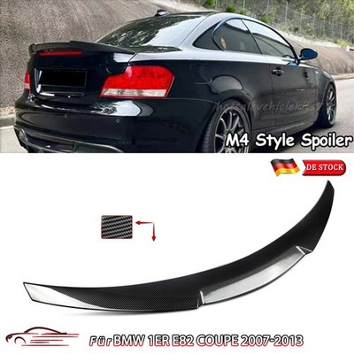 Hecklip für BMW 1er E82 135i 07-13 Heckflügel Heckspoiler Carbon Look M4 Style