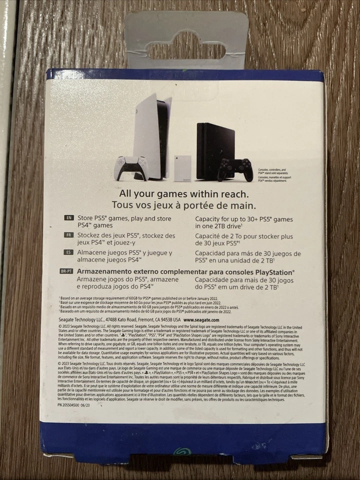 Seagate - Game Drive for PlayStation Consoles 2TB External USB 3.2 Gen 1 Port... - Image 2 of 4