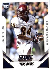 2015 Score #433 Titus Davis RC - FB