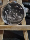2023- UFOs OVER LAS VEGAS 1 OZ .999 HIGH RELIEF SILVER ROUND GEM BU