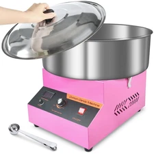 Cotton Candy Machine Commercial, Upgraded 1000W Efficiently Cotton Candy Make...