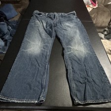 American Eagle Men's Bootcut Regular Fit Mid Rise Medium Wash Blue Jeans 36x32