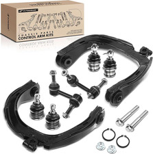 8PCS Front Suspension Kit Upper Control Arm Sway Bar Ball Joint Chevy GMC 02-03