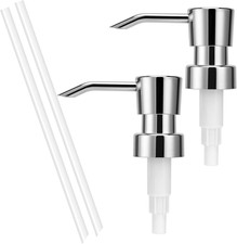 2 Pack Soap Dispenser Pump Replacement Standard 28/400 Thread Refill Pump Head f