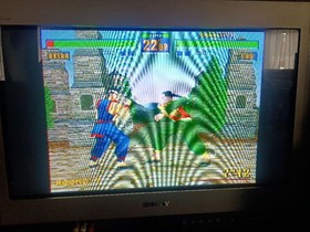 SEGA Saturn White Console HST-0014 Set w Controller + 12 Games Tested Japan