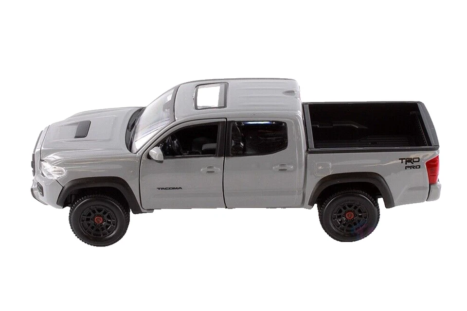 Maisto 2023 Toyota Tacoma TRD PRO 1:27 Pickup Truck Diecast Modelo CINZA SEM CAIXA - Imagem 3 de 4