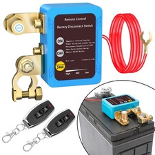 Remote Battery Disconnect Switch 12V 240A, Anti-Theft