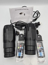 Palujorty 15W RGBW LED Pinspot Light 2 Pack DJ Disco Ball Stage Party Remote NEW