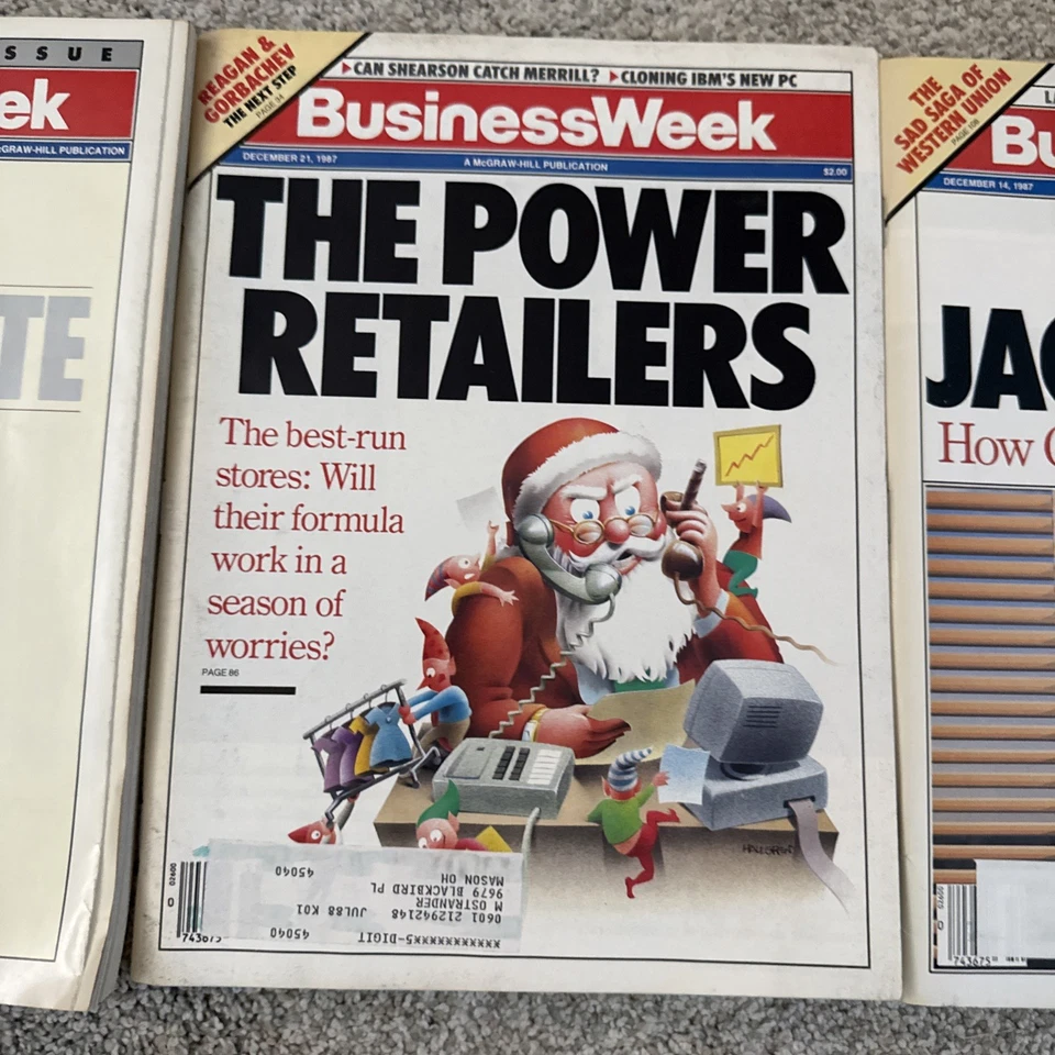 Lot Of 3 BusinessWeek Magazines 1987 - Image 3 of 4