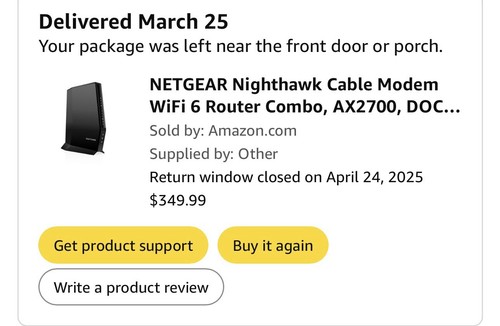 NETGEAR Nighthawk Wifi Cable Modem Router Cable Gateway DOCSIS 3.1 AX2700 NEW - Afbeelding 8 van 8