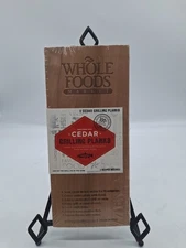 Whole Foods Western Red Cedar Grilling Planks 2 Pack With Recipes Included. 