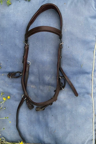 NWOT Rambo micklem bridle COB  Size Competition BROWN 