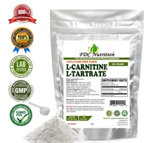 FDC Nutrition L-Carnitine L-Tartrate (LCLT) Pure Powder