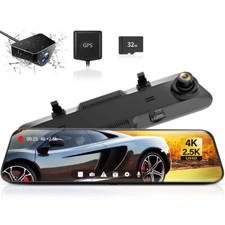 WOLFBOX G900 4K Mirror Dash Camera For Cars F...