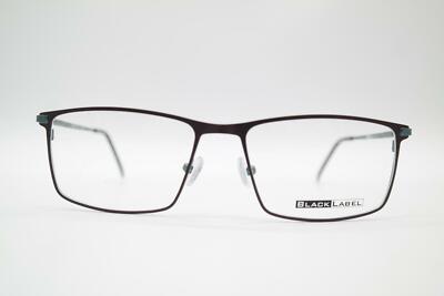 Black Label 1014492 Bronze Türkis Oval Brille Brillengestell eyeglasses Neu