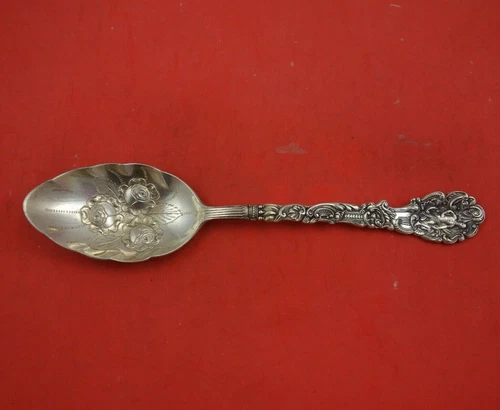 Versailles by Gorham Sterling Silver Berry Spoon with Roses in Bowl 8 1/2"