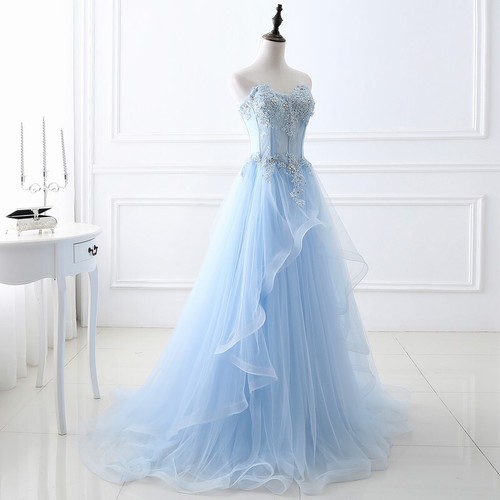 NEW Evening Formal Party Ball Gown Prom Bridesmaid Acting Host Dress QYHS008 - Picture 14 of 17