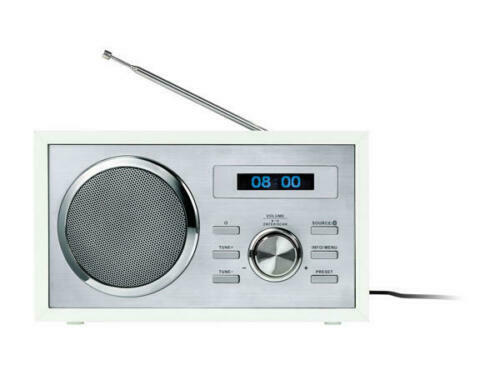 SilverCrest Birch Wood Effect DAB and DAB+ Bluetooth Radio SRH 5 B2. - Picture 1 of 2