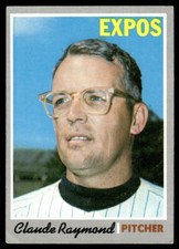 1970 Topps Baseball Claude Raymond Montreal Expos #268 EX-MT Card