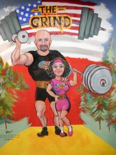 YOUR Custom Painted House-Landscape, Cartoon Character- Painted on Canvas