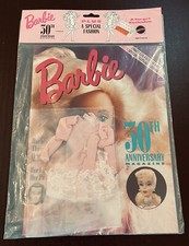 1989 Barbie 30th Anniversary Magazine W Fashion Mattel SEALED Target Exclusive