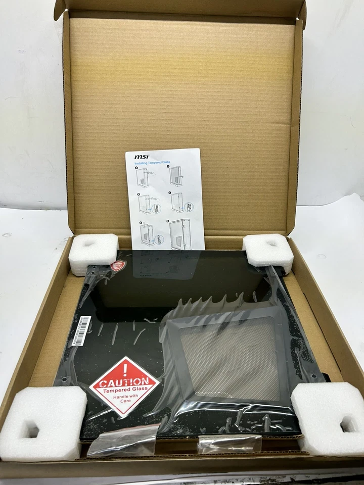 NEW MSI TRIDENT X Gaming Computer Case Tempered Glass Side Panel ONLY - Image 4 of 4