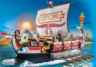 PLAYMOBIL 5390 History Roman Warriors' Ship - Free Shipping! New