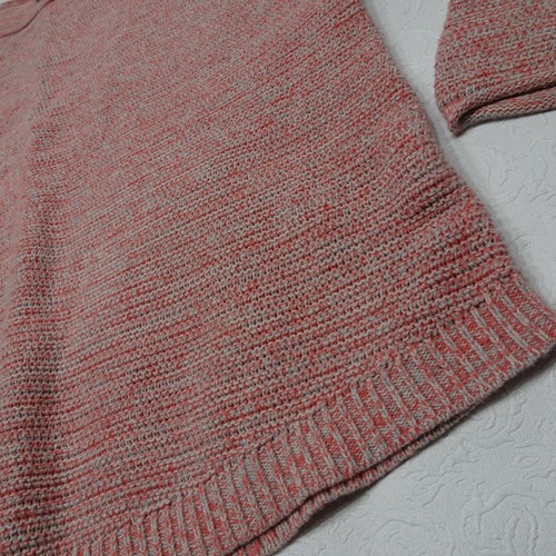 Old Navy Size Large Pullover Knit Long Sleeve Mixed Texture Sweater Top - Picture 2 of 7