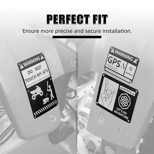 For Yamaha Blaster 200 Fender Badges Warning Tag Label Sticker Plates 1988-2006 - Picture 2 of 10