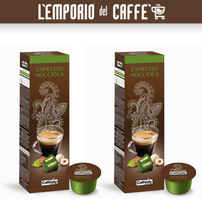Caffè CAFFITALY Ecaffè Espresso Nocciola 50 Capsule cialde 100