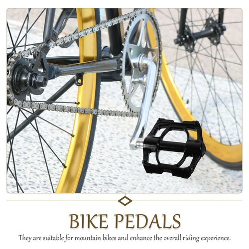 1 Pair Bike Pedals Cycling Pedals Replacements Anti Skid Flat Pedals Bicycle - Picture 2 of 12