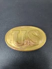 Rep Civil War Federal Union US Belt Buckle In Great Shape