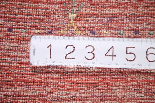 Pink Gabbeh Rug 9x12 ft.All-Over Oriental Handmade Wool Living Room Area Carpet - Picture 10 of 12