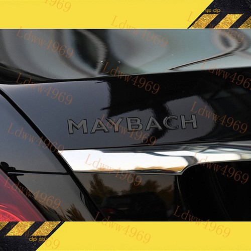 4pcs Gloss Black ABS Trunk Emblem Badge Sticker for S-Class W222 Maybach S500 - Picture 7 of 7