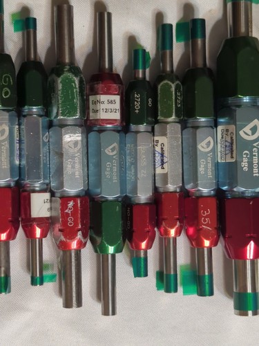 Mixed Lot Of 30 Vermont Go NoGo Pin Gages Many Special Gages (B16) - Picture 11 of 13