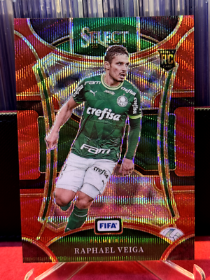 2023-24 Panini Select FIFA Red Wave Palmeiras Raphael Veiga 102