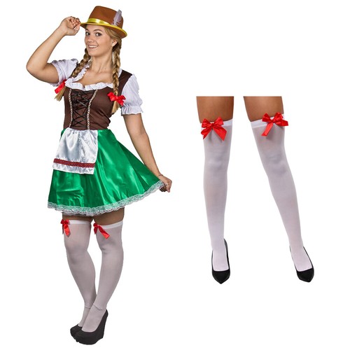 LADIES BAVARIAN COSTUME CHOOSE ACCESSORIES OKTOBERFEST GERMAN BEER FANCY DRESS - 第 6/13 張圖片
