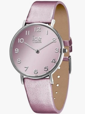Ice-Watch ICE 014437 CITY Mirror pink silber Small Damenuhr Leder rosè neu S10 - Bild 1 von 2
